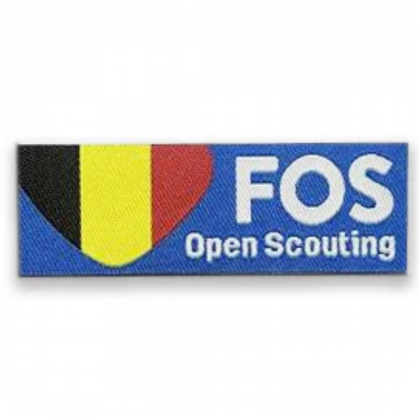 Kenteken FOS Open Scouting België